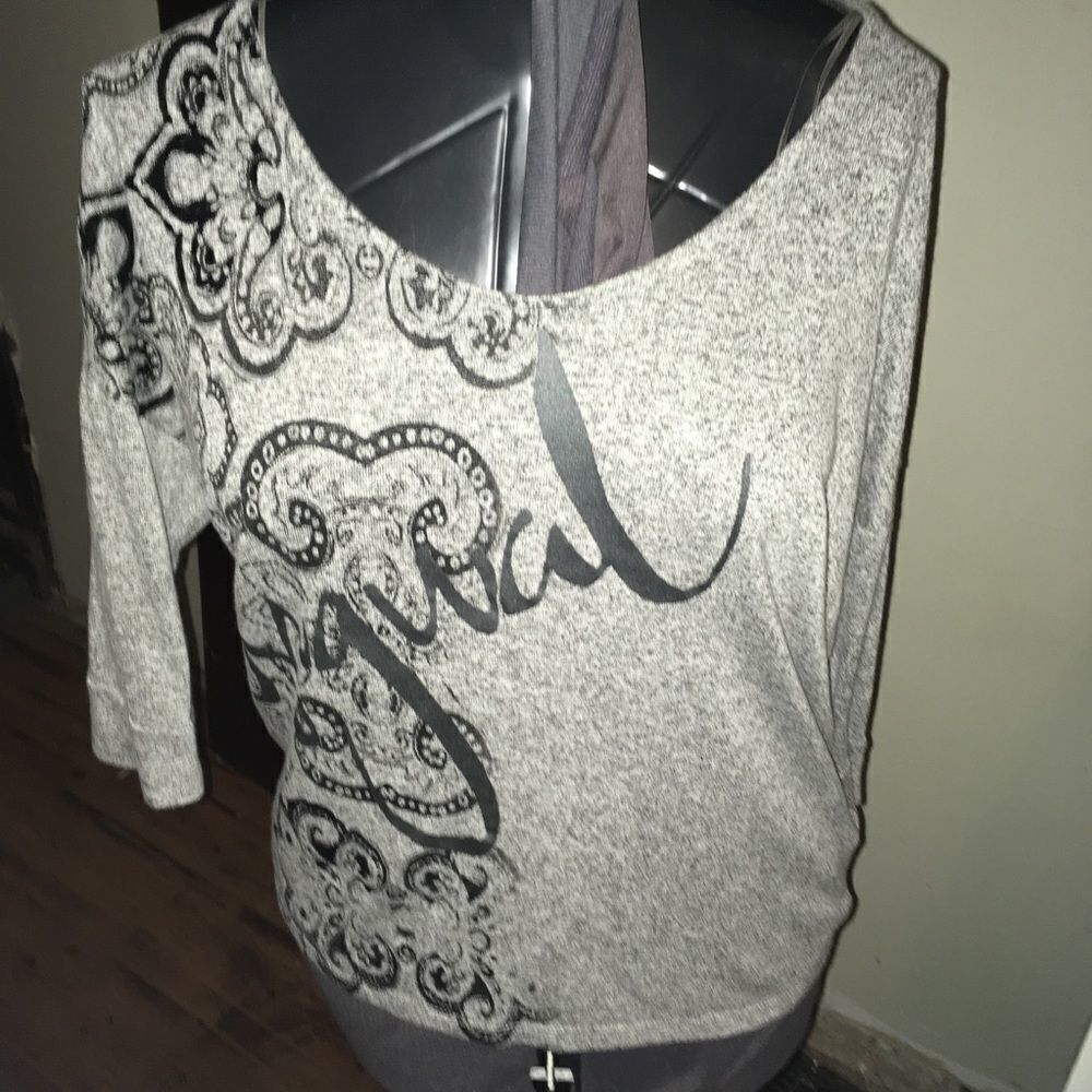 Desigual M heathered oversized T-shirt